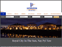 Tablet Screenshot of horizonhotelsresorts.com